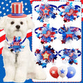 30pcs American Independence Day Small Dog Bowties Collar For 4th July Pet Dog Bow Tie Neckties Dogs Pets Grooming Pet Products