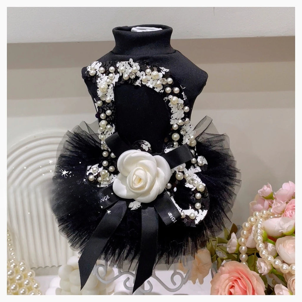 Pet Autumn/Winter Mesh Princess Skirt Bottom Coat Puff Skirt Small Dog Teddy Dog Dresses for Small Dogs Puppy Clothes