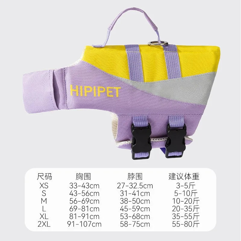 Dog Life Jacket Portable Summer Strong Buoyancy Dog Swimsuit Breathable Dog Coats and Jackets Quick Drying Pet Products