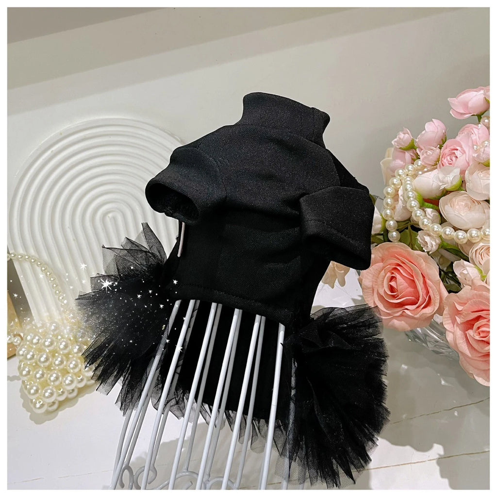 Pet Autumn/Winter Mesh Princess Skirt Bottom Coat Puff Skirt Small Dog Teddy Dog Dresses for Small Dogs Puppy Clothes