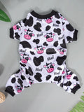 U Pick Fashion Dog Pajamas Polyester Pajamas for Male Dog Female Dog Popular Pet Clothes Dog Onesies Print Dog Pajama